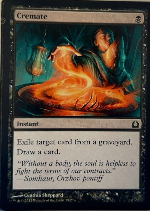 Cremate  magic card collectible - Main Image 2