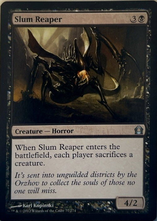 Slum Reaper  magic card collectible - Main Image 2