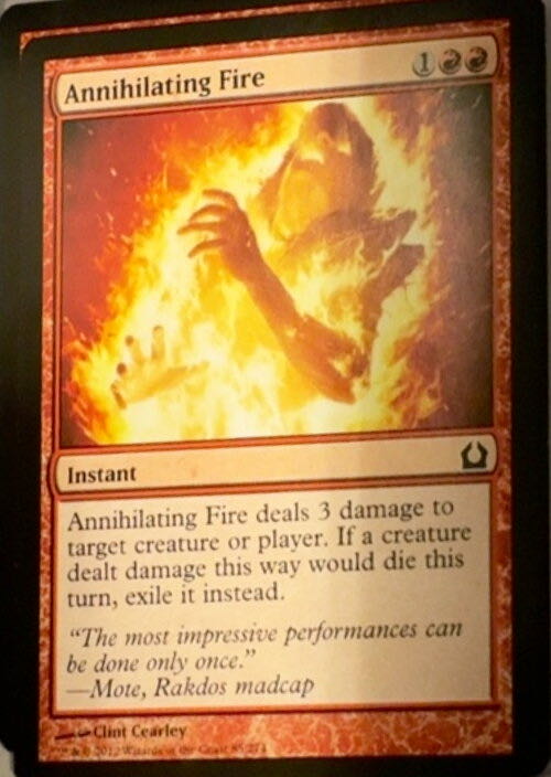 Annihilating Fire  magic card collectible - Main Image 2