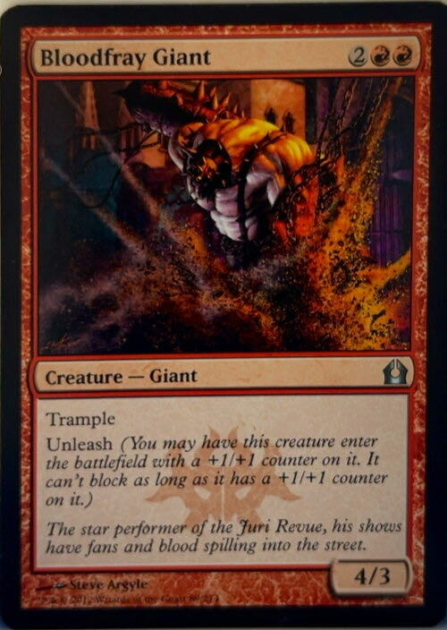 Bloodfray Giant  magic card collectible - Main Image 2