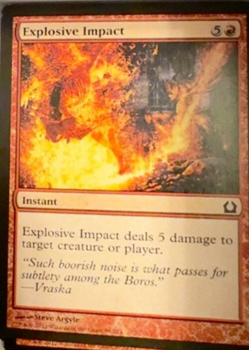 Explosive Impact  magic card collectible - Main Image 2