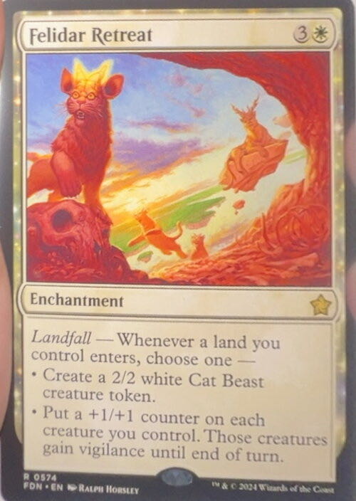 Felidar Retreat  magic card collectible - Main Image 2