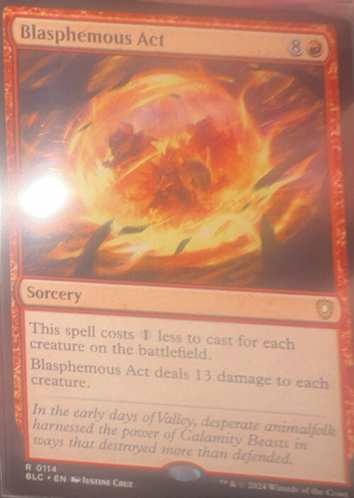 Blasphemous Act  magic card collectible - Main Image 3