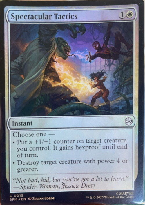 Spectacular Tactics  magic card collectible - Main Image 3