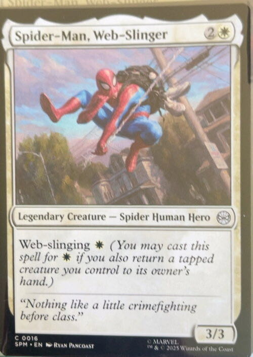 Spider-Man, Web-Slinger  magic card collectible - Main Image 3