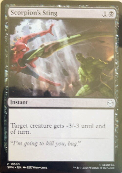 Scorpion’s Sting  magic card collectible - Main Image 3