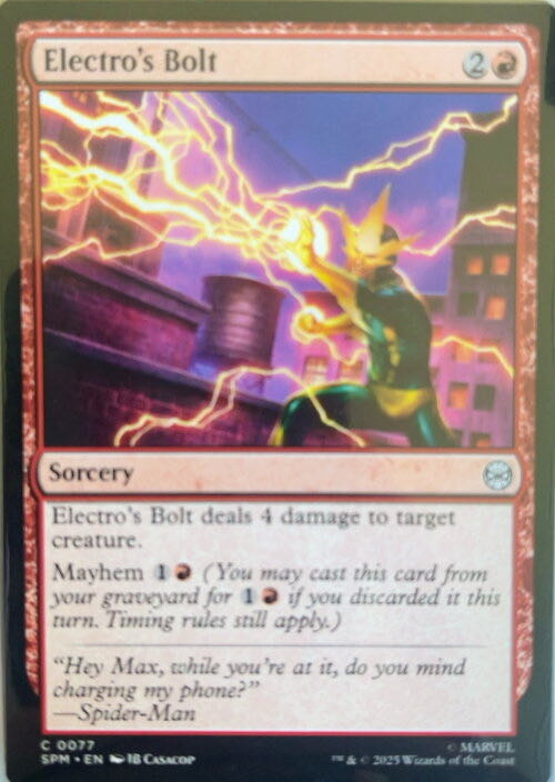 Electro’s Bolt  magic card collectible - Main Image 3