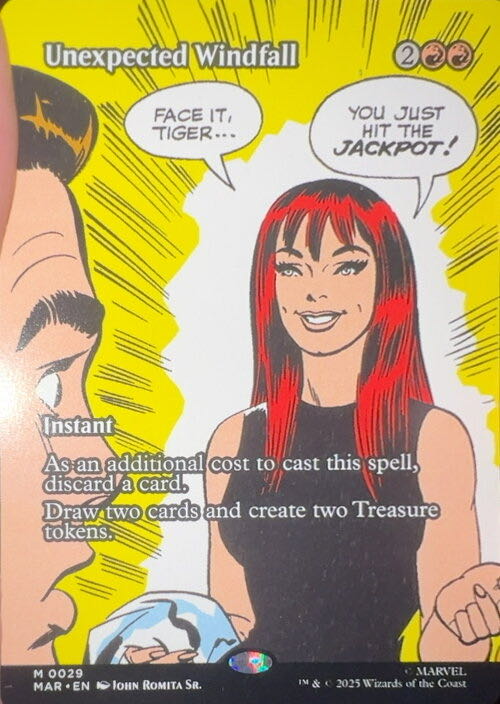 Unexpected Windfall  magic card collectible - Main Image 2