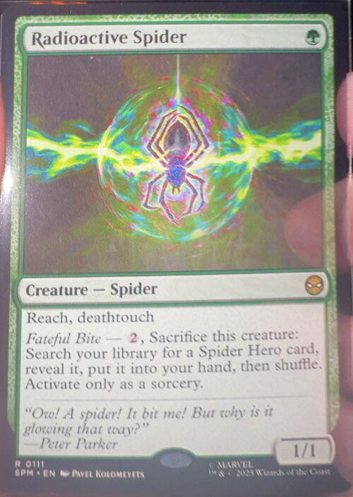 Radioactive Spider  magic card collectible - Main Image 2