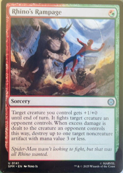 Rhino’s Rampage  magic card collectible - Main Image 3