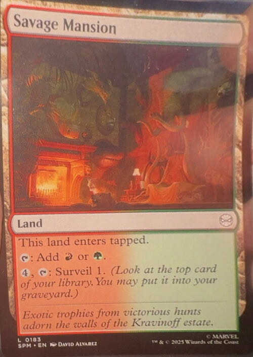 Savage Mansion  magic card collectible - Main Image 3