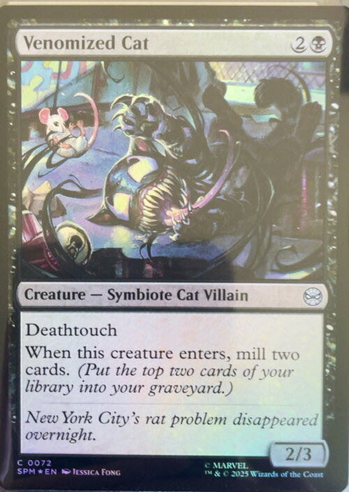 Venomized Cat  magic card collectible - Main Image 3