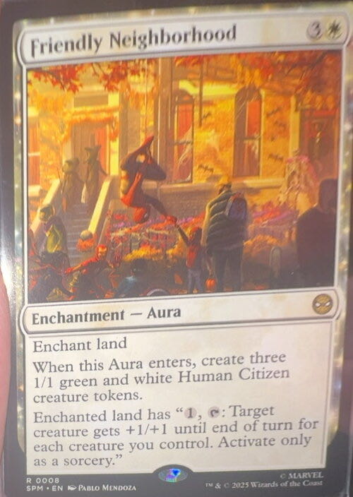 Friendly Neighborhood  magic card collectible - Main Image 3
