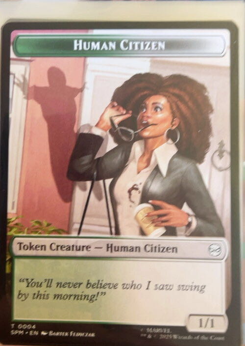 Human Citizen  magic card collectible - Main Image 3
