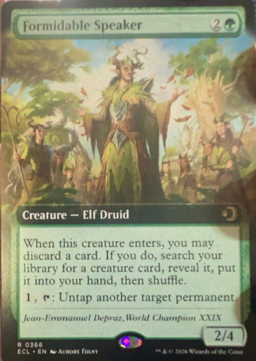 Formidable Speaker  magic card collectible - Main Image 2