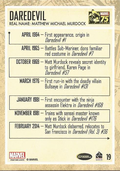 Daredevil  other card collectible - Main Image 2