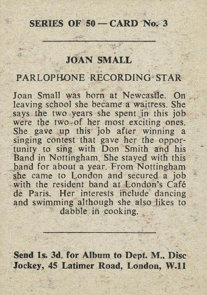 Joan Small  other card collectible - Main Image 2