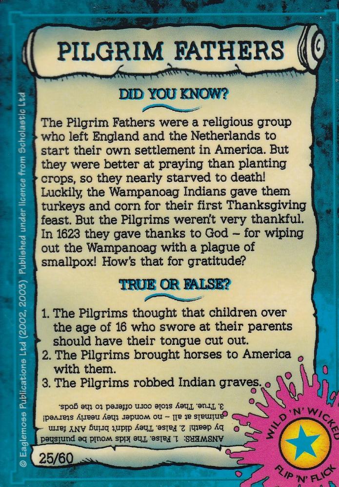 Pilgrim Fathers  other card collectible - Main Image 2