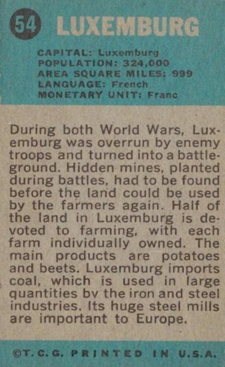 Luxembourg  other card collectible - Main Image 2