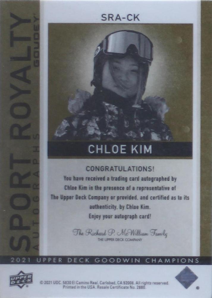 Chloe Kim  othersports card collectible - Main Image 2