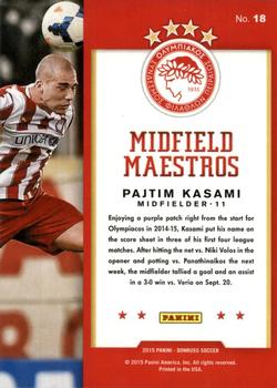Pajtim Kasami  soccer card collectible - Main Image 2