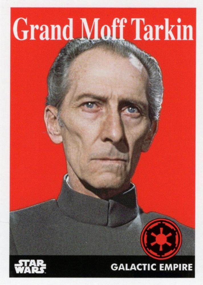 Grand Moff Tarkin starwars card collectible - Main Image 1