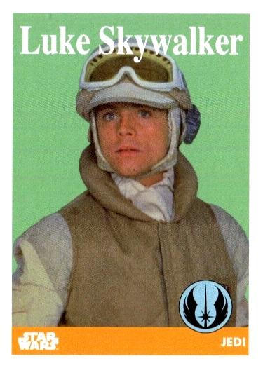 Luke Skywalker starwars card collectible - Main Image 1