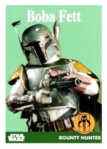 Boba Fett  starwars card collectible - Main Image 1