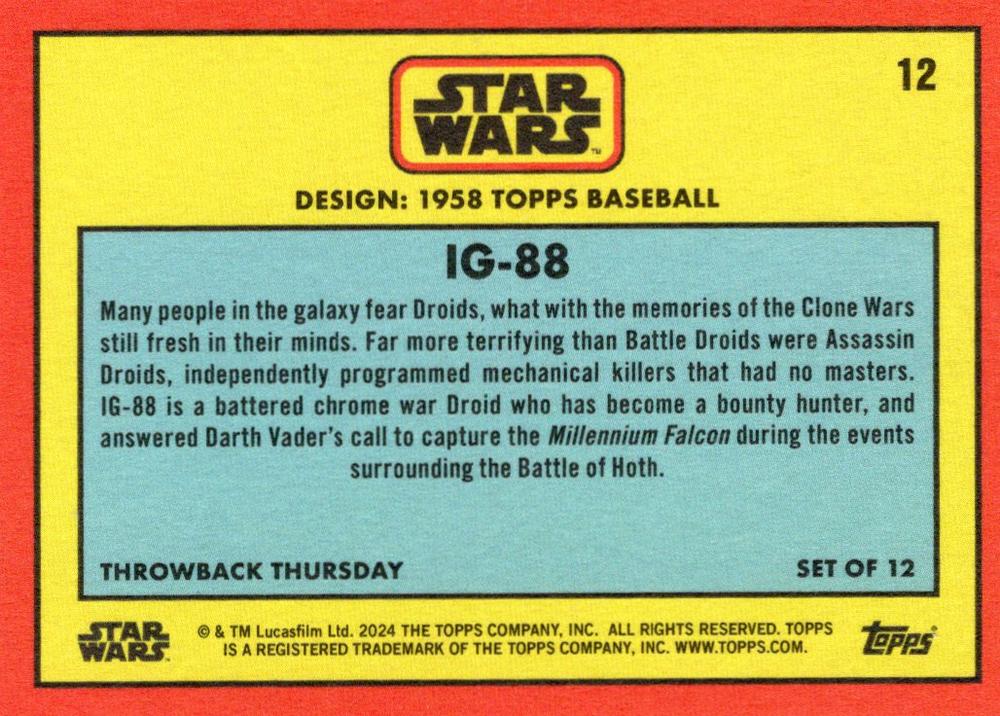 IG-88 starwars card collectible - Main Image 2