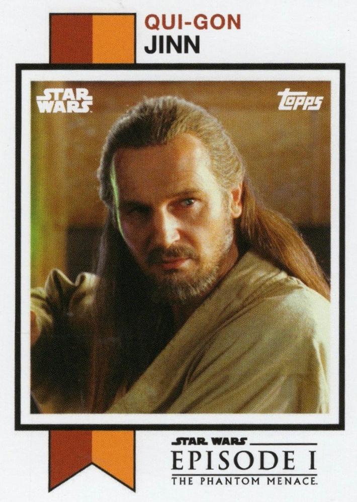 Qui-Gon Jinn starwars card collectible - Main Image 1