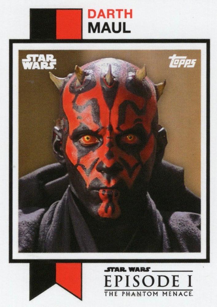 Darth Maul starwars card collectible - Main Image 1