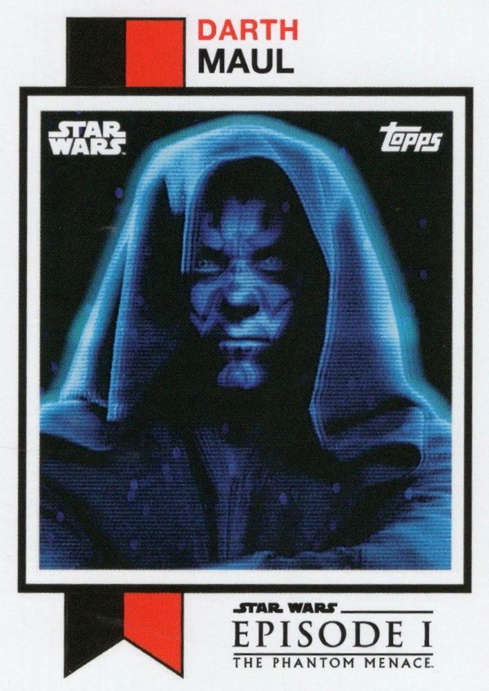 Darth Maul starwars card collectible - Main Image 1
