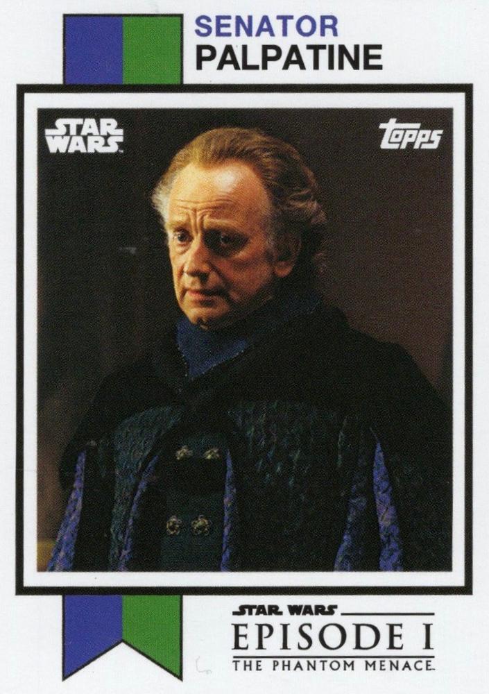 Senator Palpatine starwars card collectible - Main Image 1