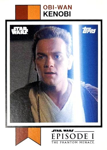 Obi-Wan Kenobi starwars card collectible - Main Image 1