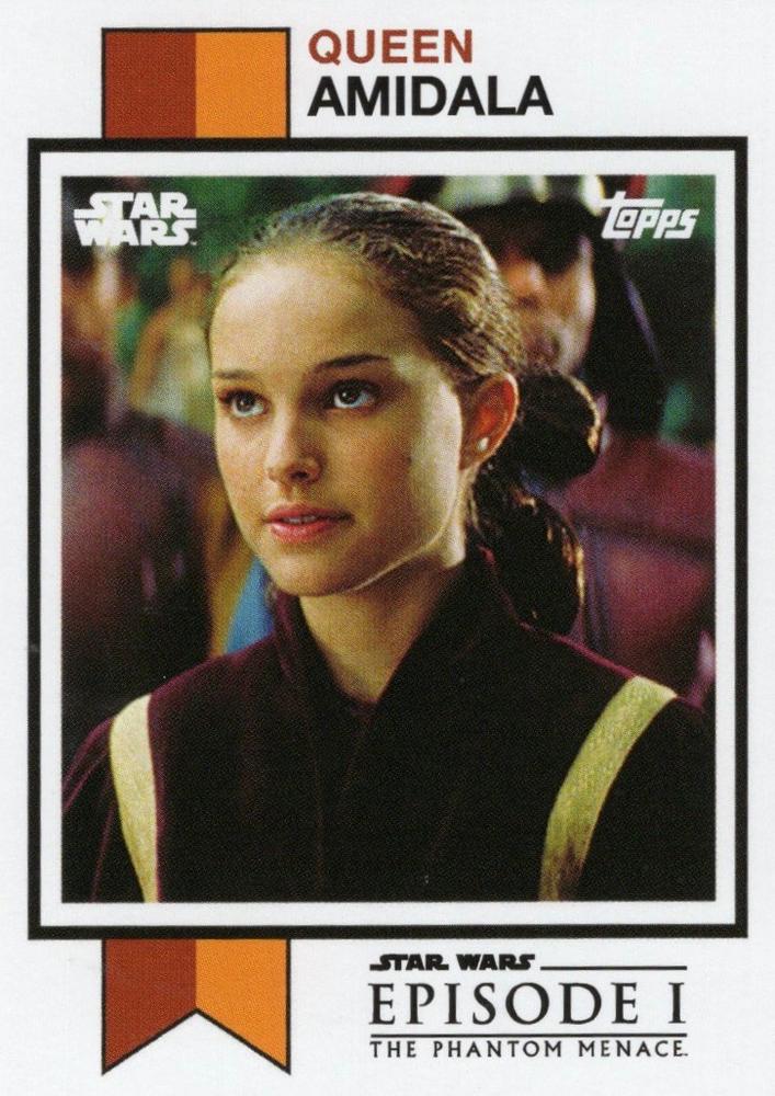 Queen Amidala starwars card collectible - Main Image 1