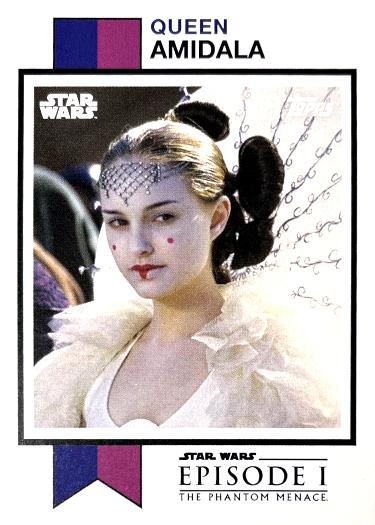 Queen Amidala starwars card collectible - Main Image 1
