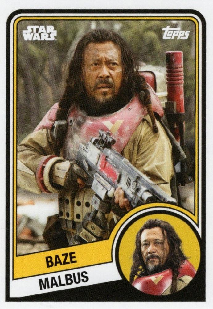 Baze Malbus  starwars card collectible - Main Image 1