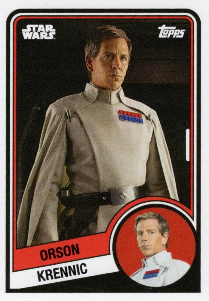 Orson Krennic starwars card collectible - Main Image 1