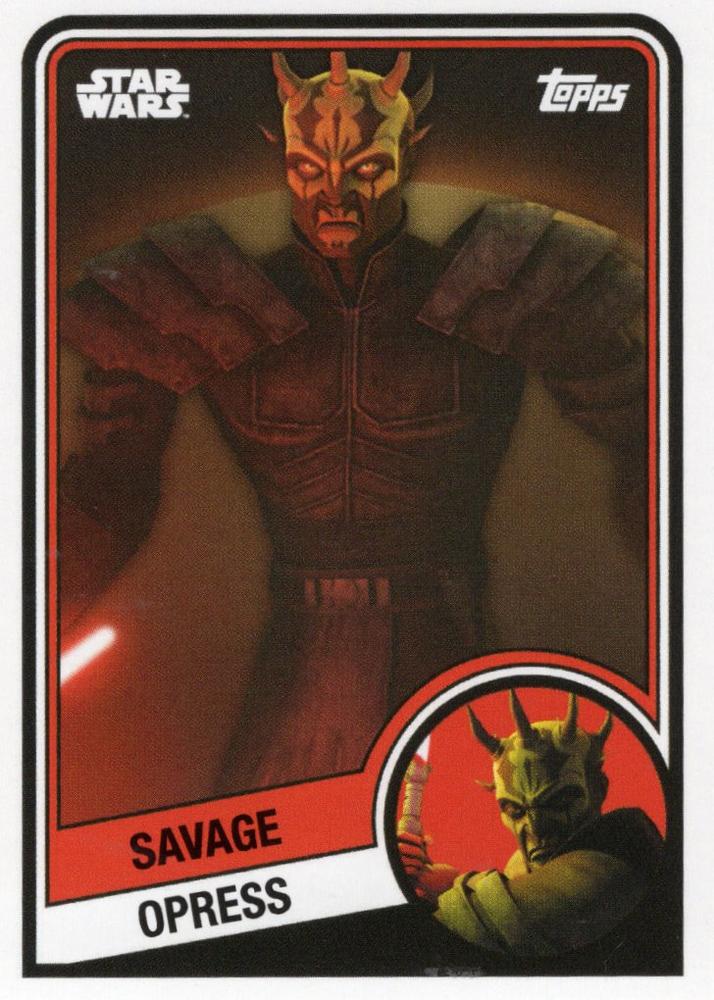Savage Opress starwars card collectible - Main Image 1