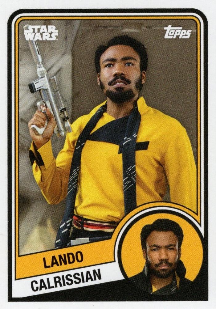 Lando Calrissian starwars card collectible - Main Image 1