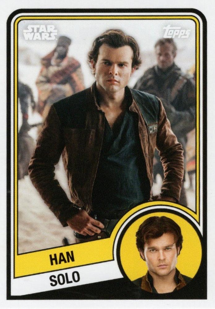 Han Solo starwars card collectible - Main Image 1