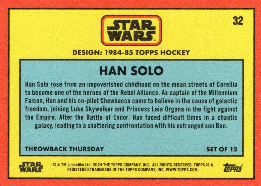 Han Solo starwars card collectible - Main Image 2