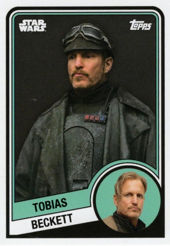 Tobias Beckett starwars card collectible - Main Image 1