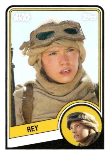 Rey starwars card collectible - Main Image 1