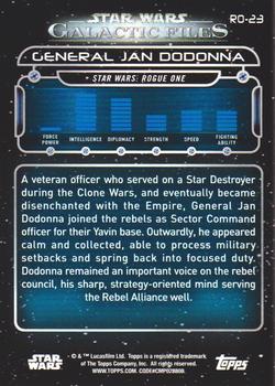 General Jan Dodonna  starwars card collectible - Main Image 2
