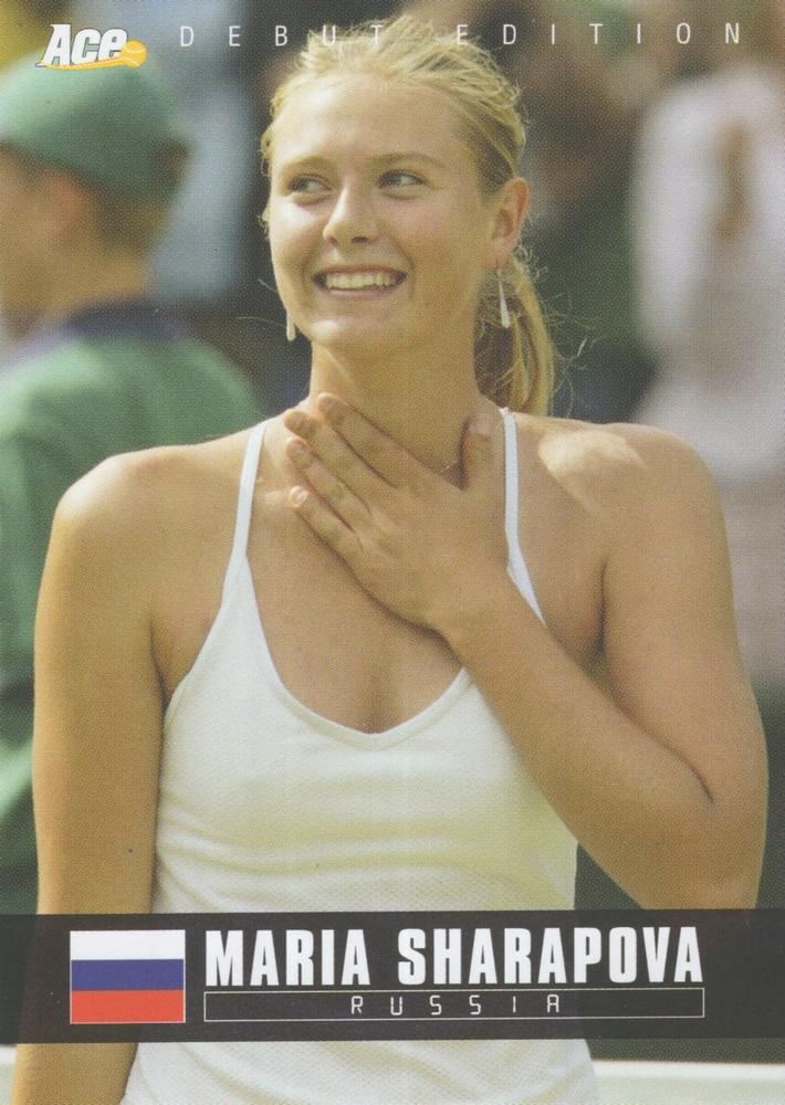 Maria Sharapova  tennis card collectible - Main Image 1