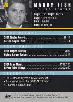 Mardy Fish  tennis card collectible - Main Image 2