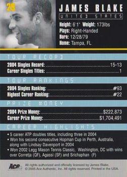 James Blake  tennis card collectible - Main Image 2