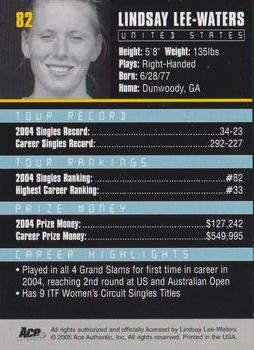 Lindsay Lee-Waters  tennis card collectible - Main Image 2