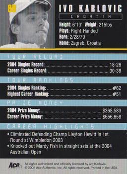 Ivo Karlovic  tennis card collectible - Main Image 2